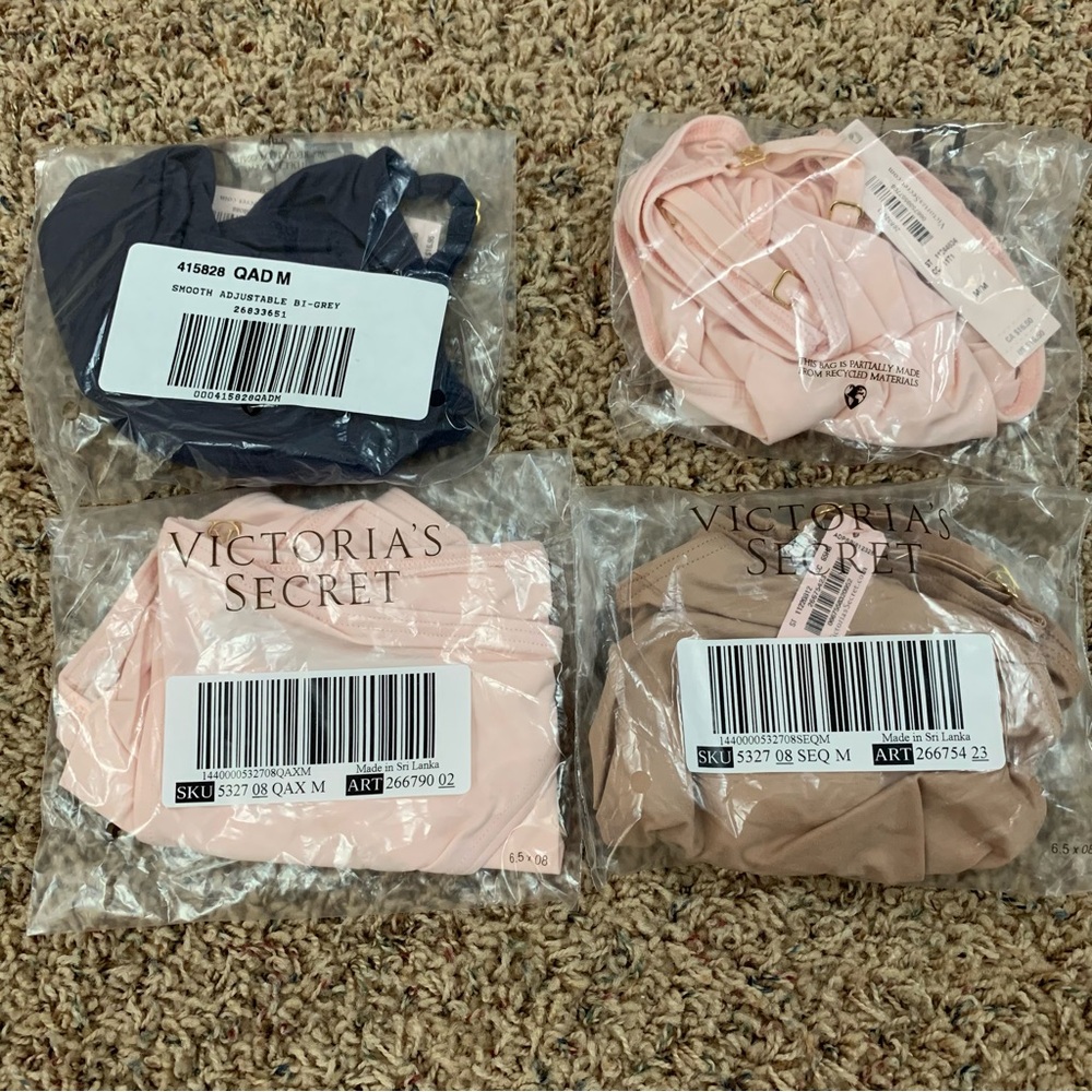 NEW Victoria’s Secret Love Cloud Smooth Adjustable Bikini Panty Bundle